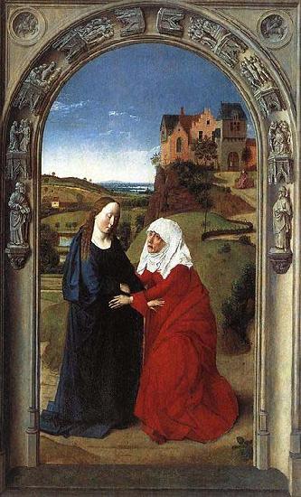 Dieric Bouts The Visitation oil painting image